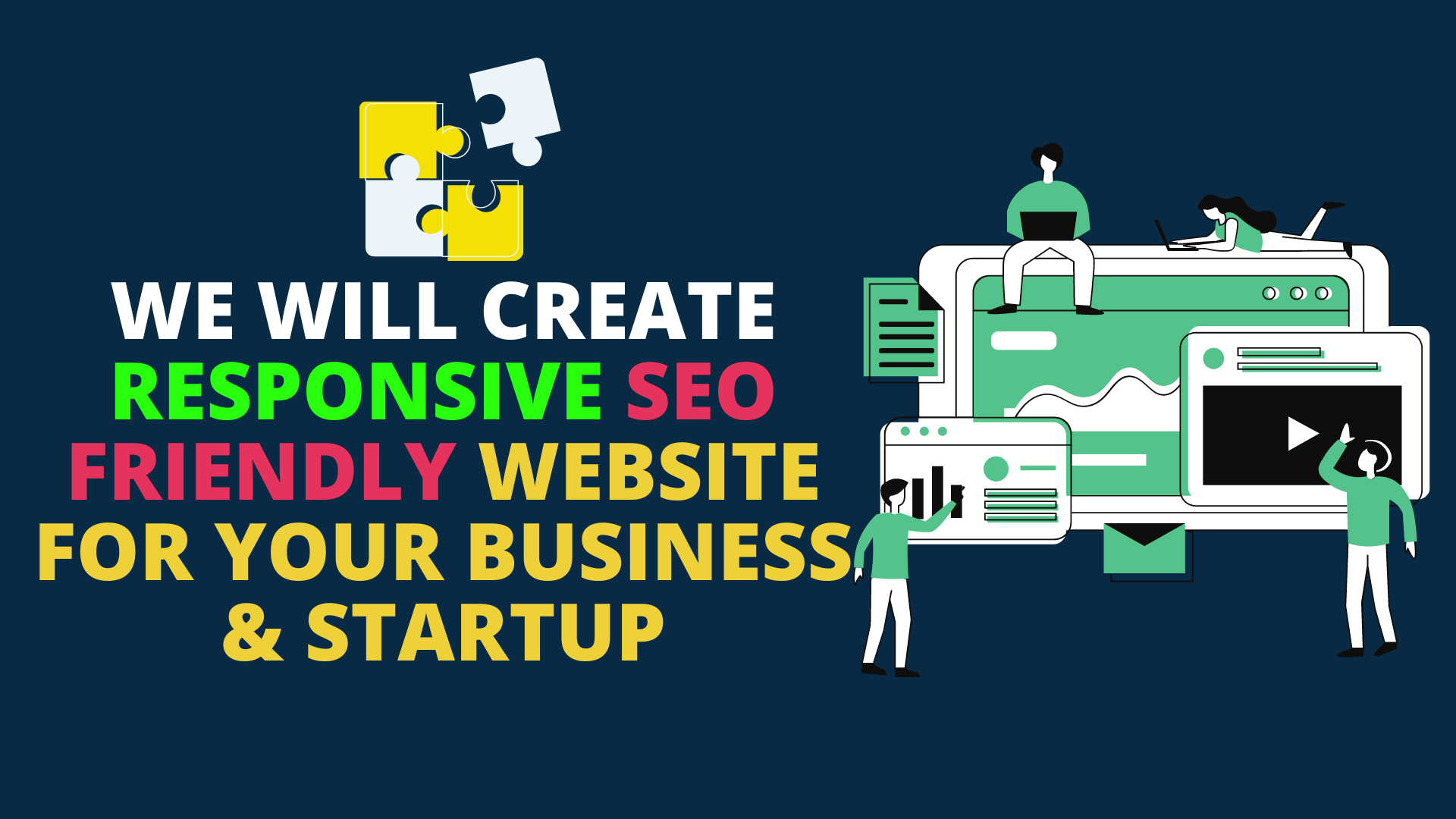 Create Responsive SEO Friendly Website for Your Business & Startup